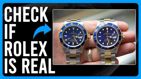 how to tell real rolex watch